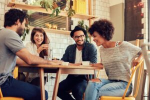 empleados felices, resultados positivos