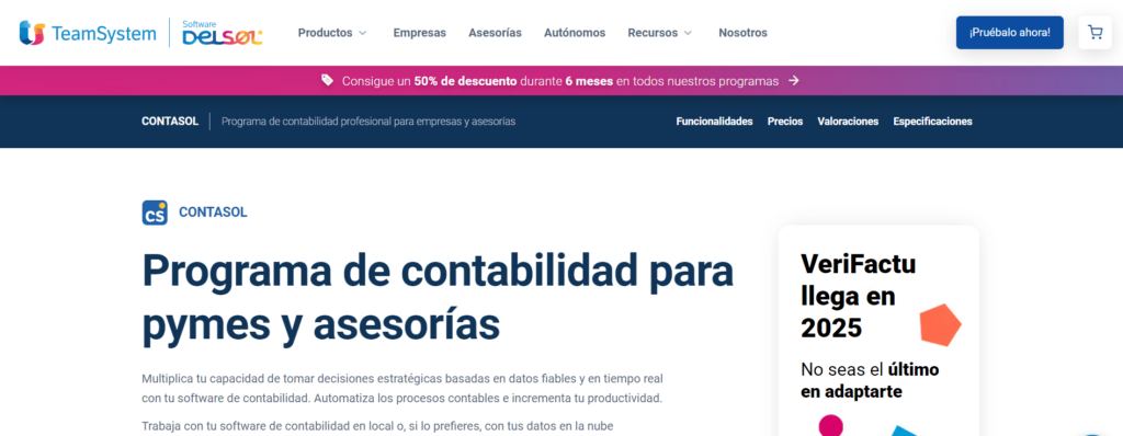 CONTASOL Programa de contabilidad