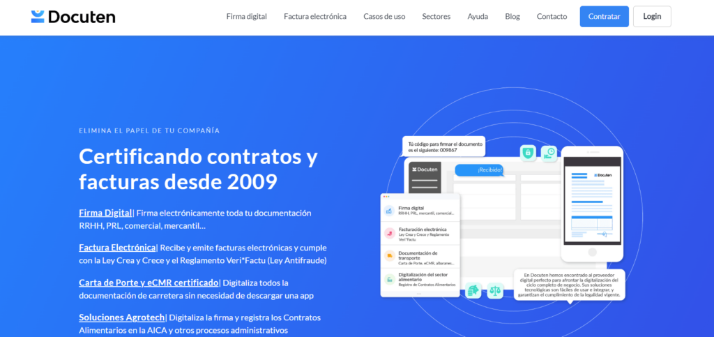 DOCUTEN Programa de contabilidad