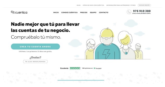 Cuéntica Programa de contabilidad
