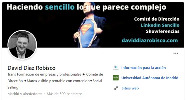ejemplo perfil linkedin